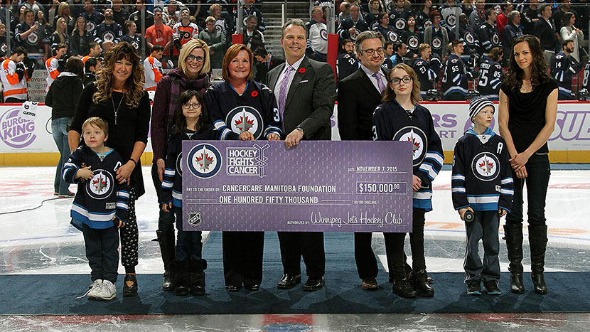 Hockey Fights Cancer - CancerCare Manitoba Foundation