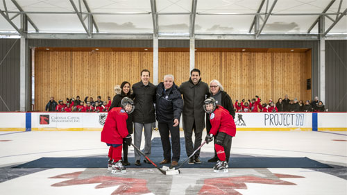 State of the art outdoor rink opens at Camp Manitou